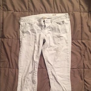 Skinny white jeans size 11
